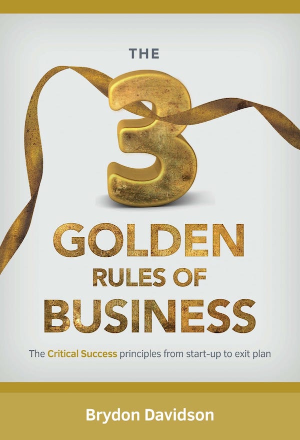 The 3 Golden Rules of Business Book